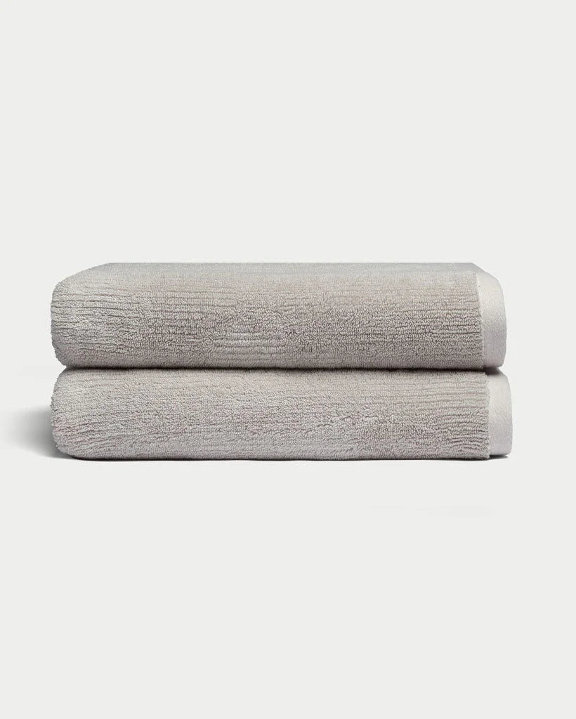Ribbed Terry Bath Towels