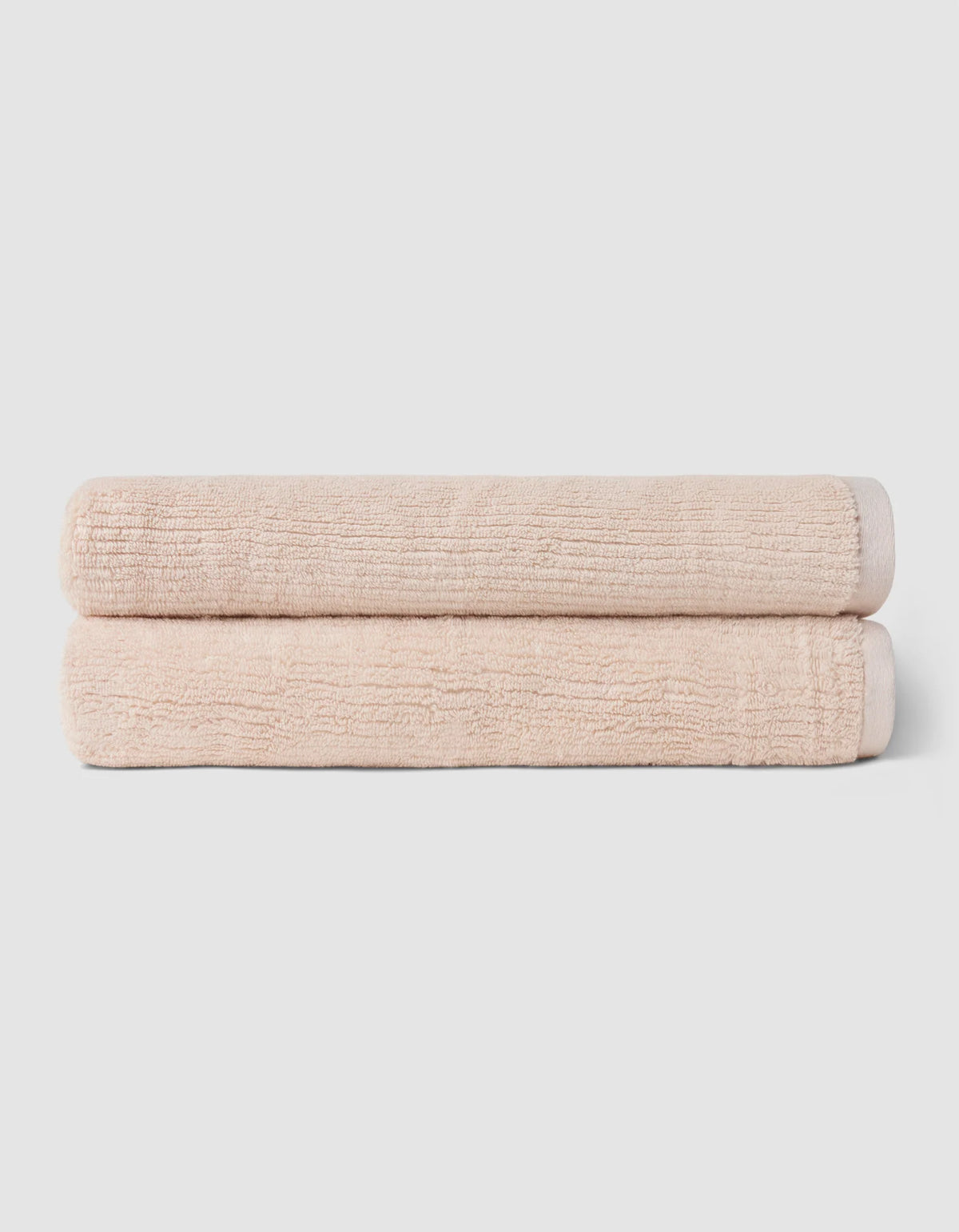 Ribbed Terry Bath Towels