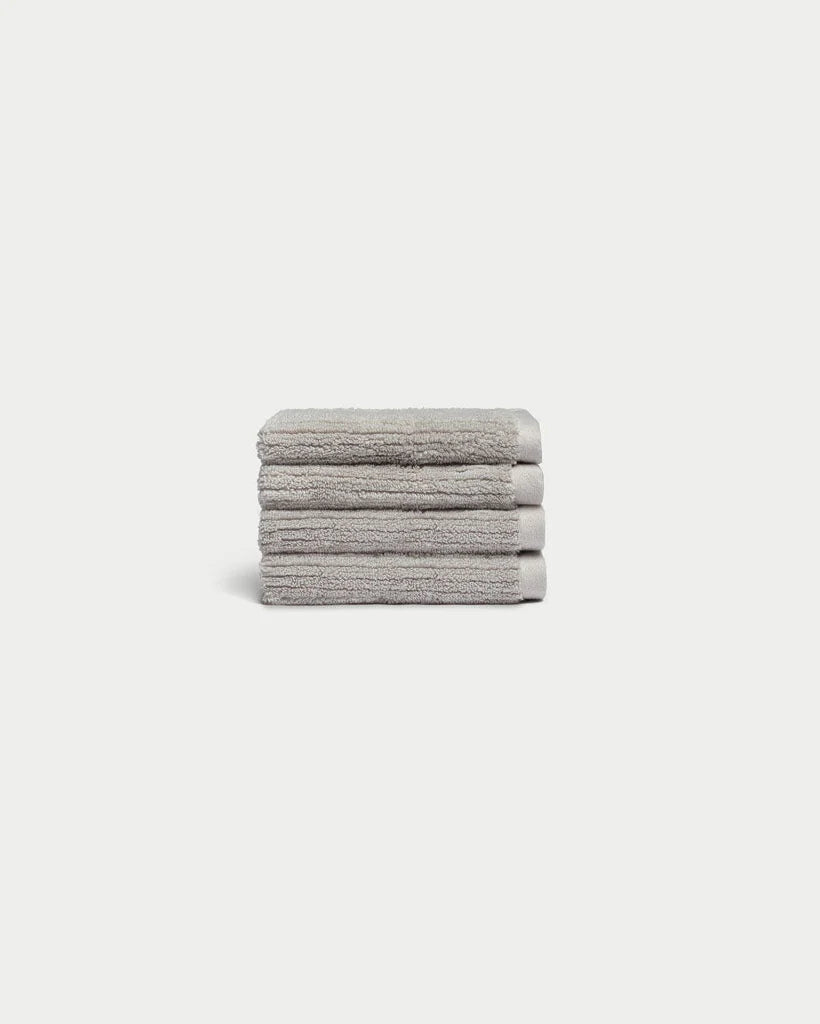 Ribbed Terry Washcloths