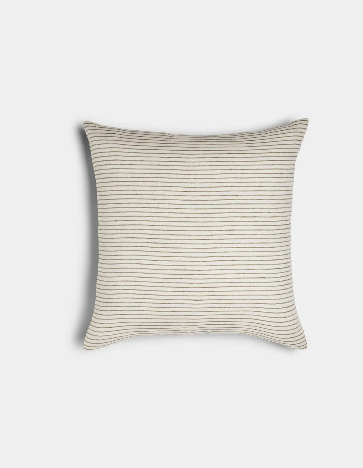 Striped Linen Throw Pillow